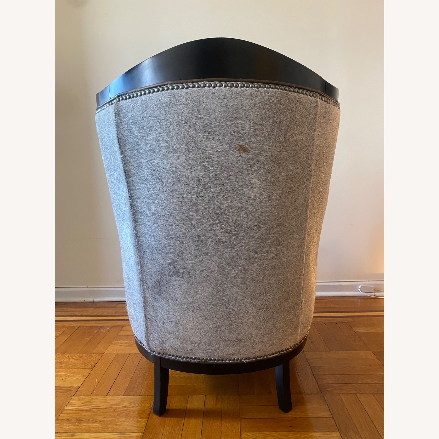 Arhaus Camden Brown Leather and Hair on Hide Accent Chair - image-11