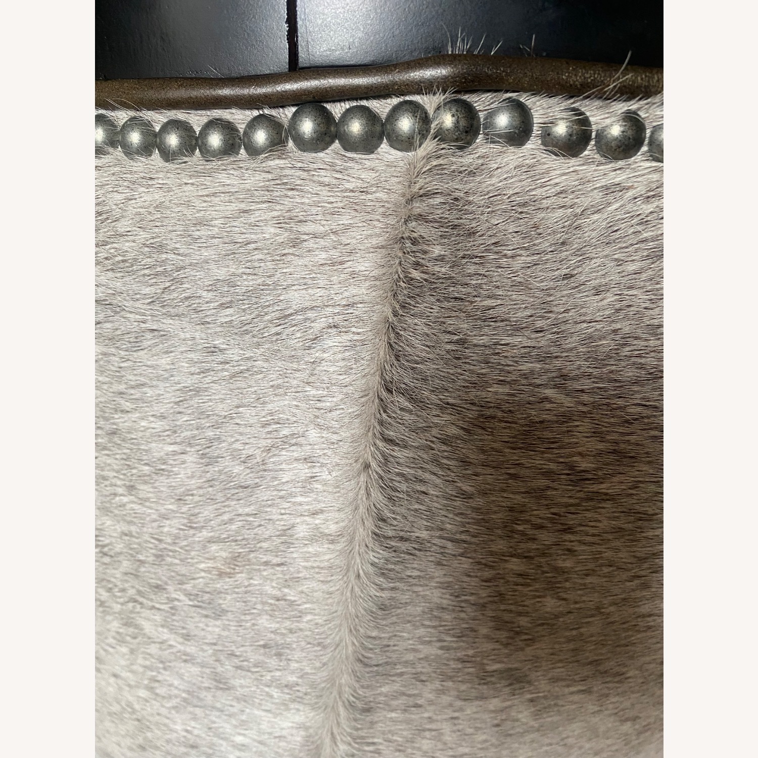 Arhaus Camden Brown Leather and Hair on Hide Accent Chair - image-17