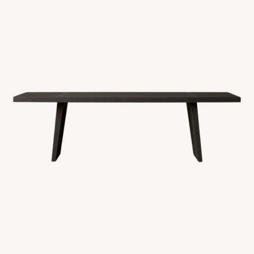 Used Arhaus Dark Brown Wood Dining Set for sale on AptDeco