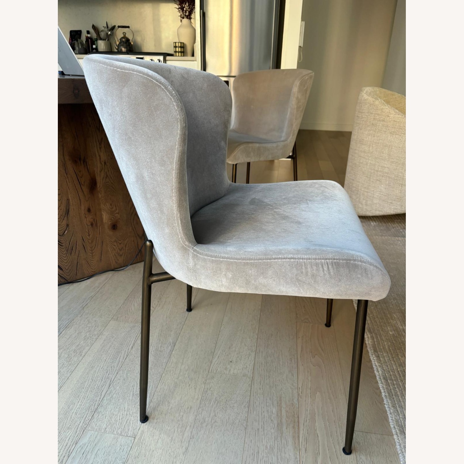 Arhaus Kirsten Natural Fabric Dining Chairs - image-4