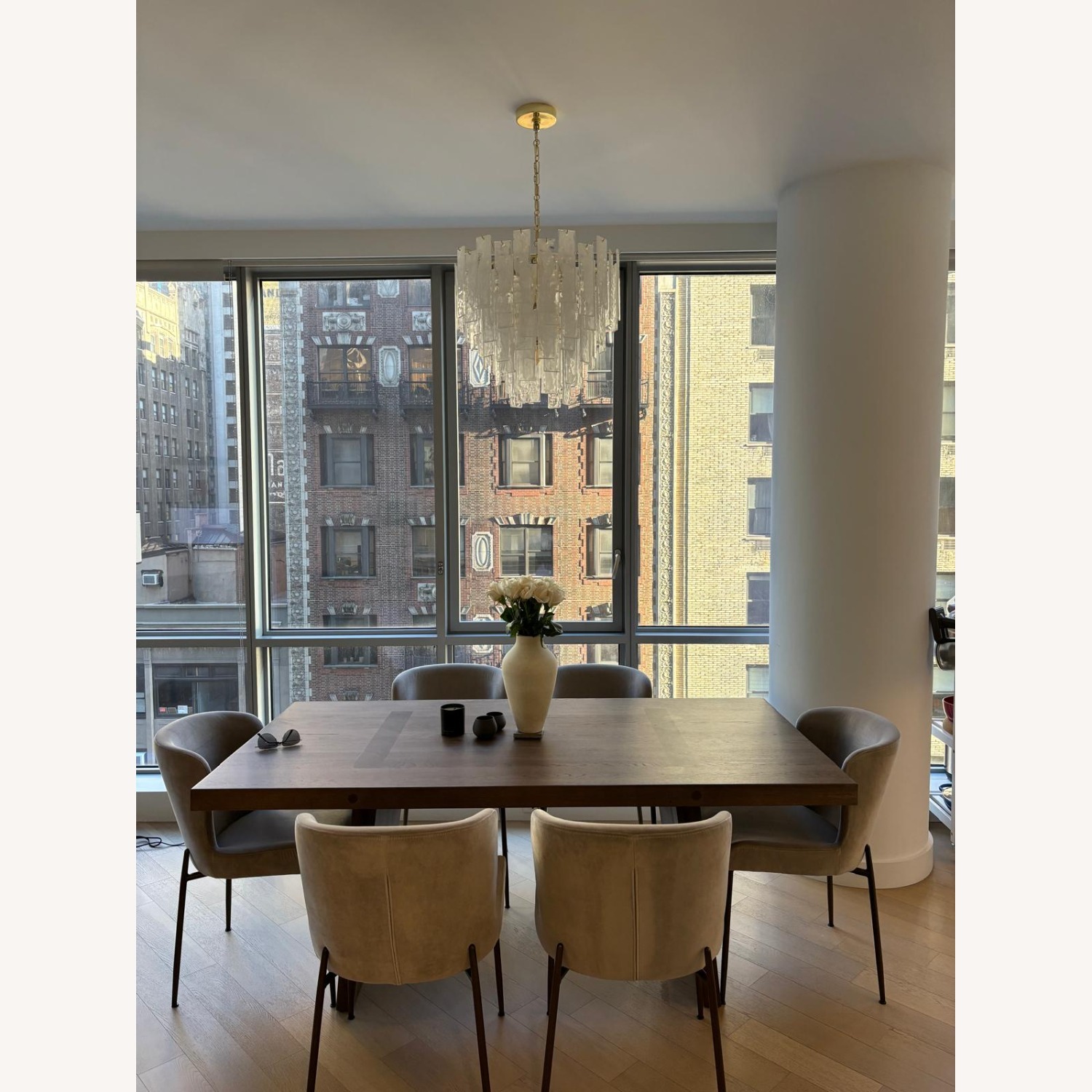 Arhaus Kirsten Natural Fabric Dining Chairs - image-2