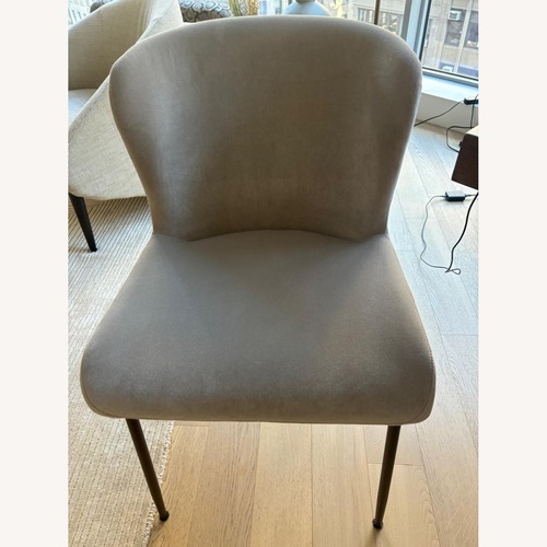 Used Arhaus Kirsten Natural Fabric Dining Chairs for sale on AptDeco
