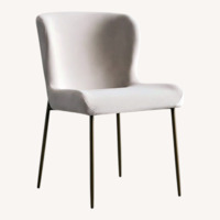 Arhaus Kirsten Natural Fabric Dining Chairs