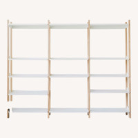 Floyd White Bookcase
