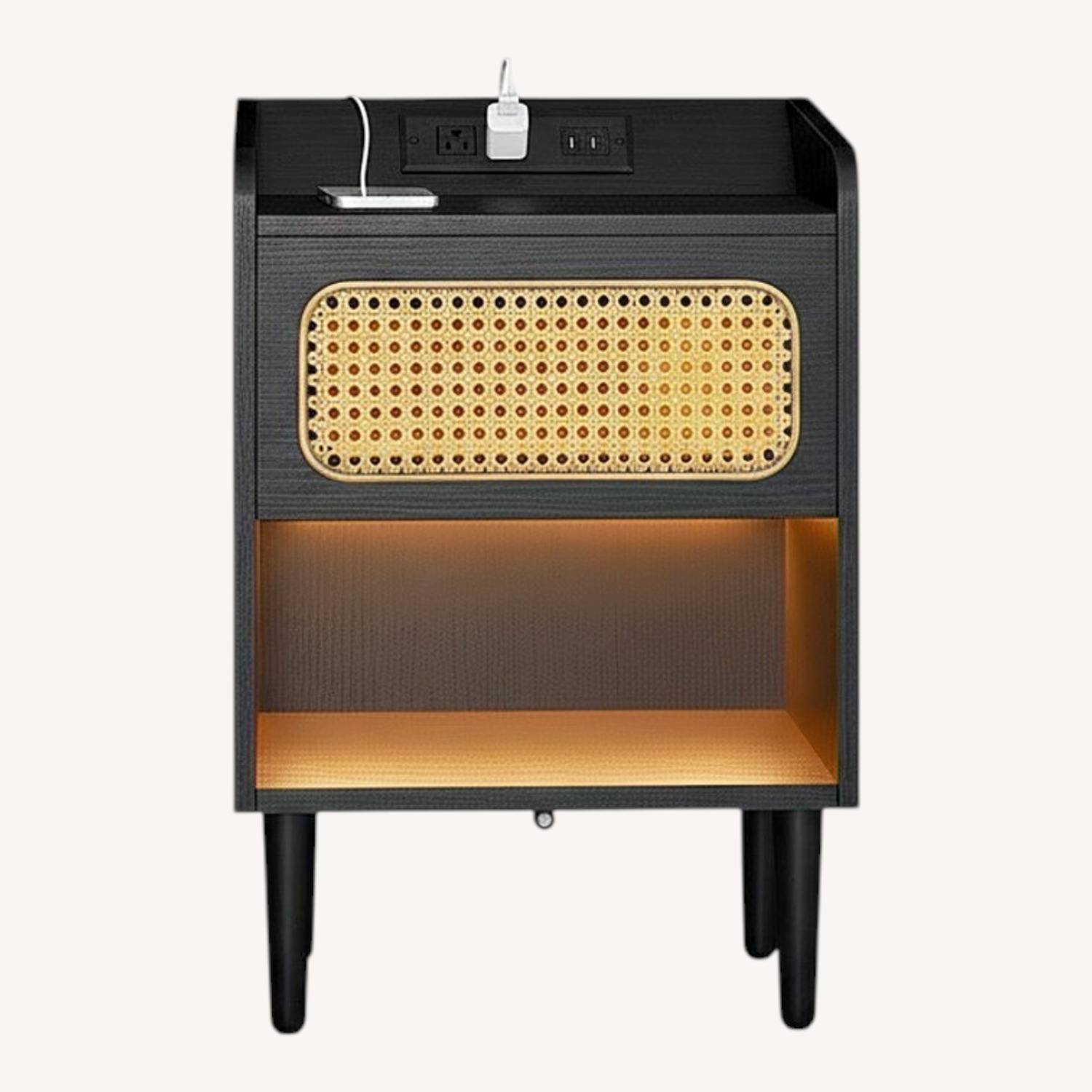 Wayfair Black Cadell Nightstand - image-0