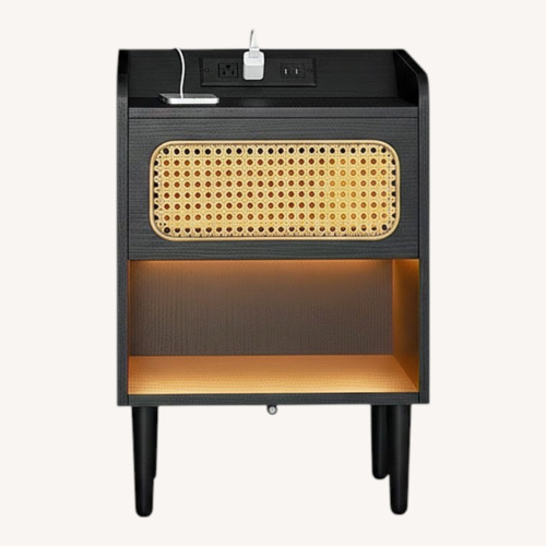 Used Wayfair Black Cadell Nightstand for sale on AptDeco