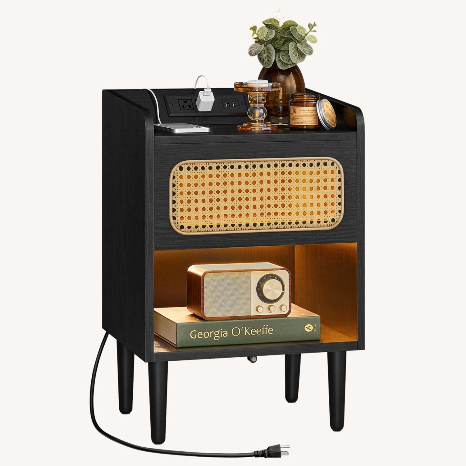 Wayfair Black Cadell Nightstand - image-4