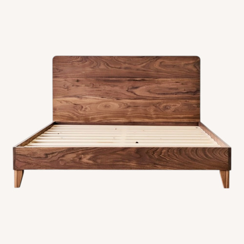 Used Avocado Solid Wood Queen City Bed for sale on AptDeco