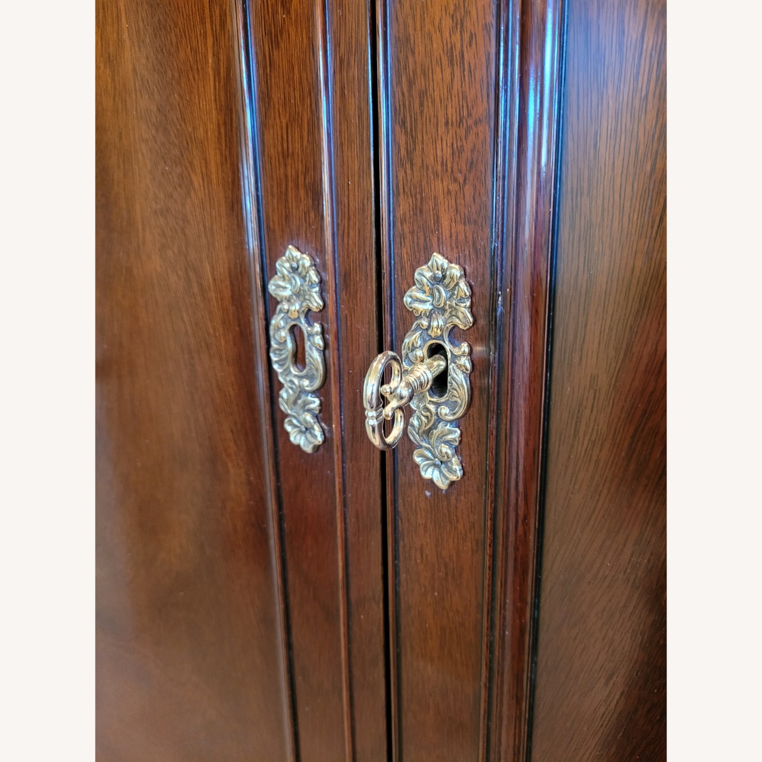 Kindel Furniture Mahogany Wood Armoire - image-4