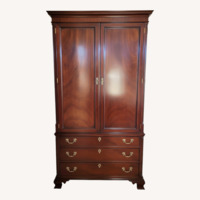 Kindel Furniture Mahogany Wood Armoire