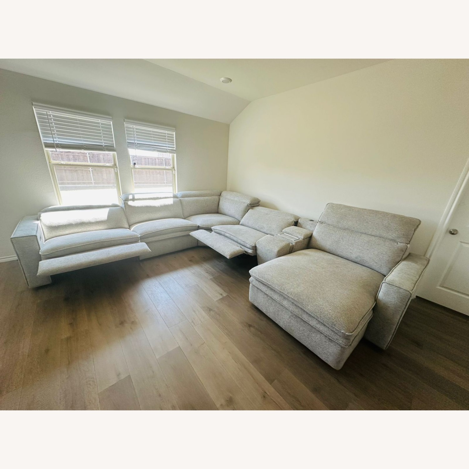 Power Reclining Sectional Sofa - image-1