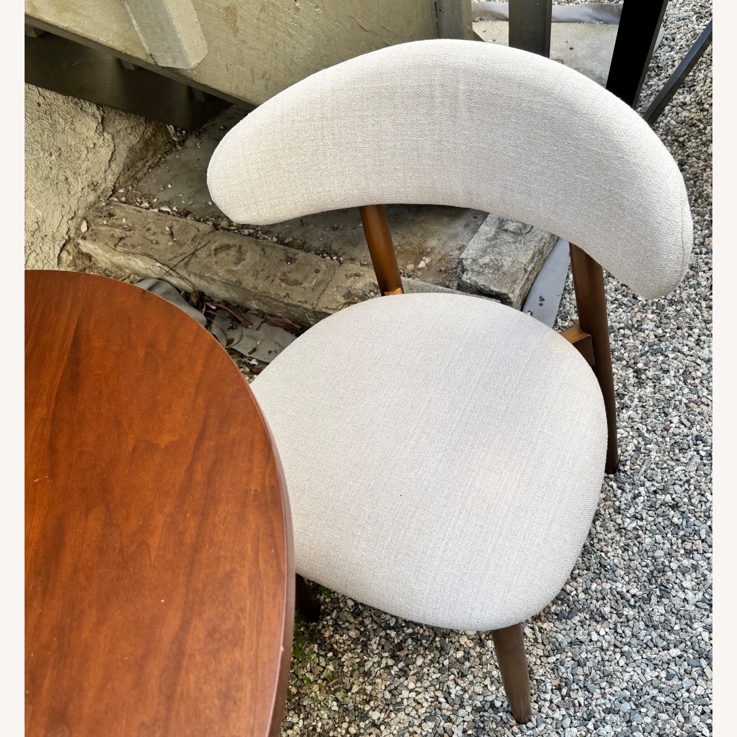 Light Brown Wood Dining Set - image-4