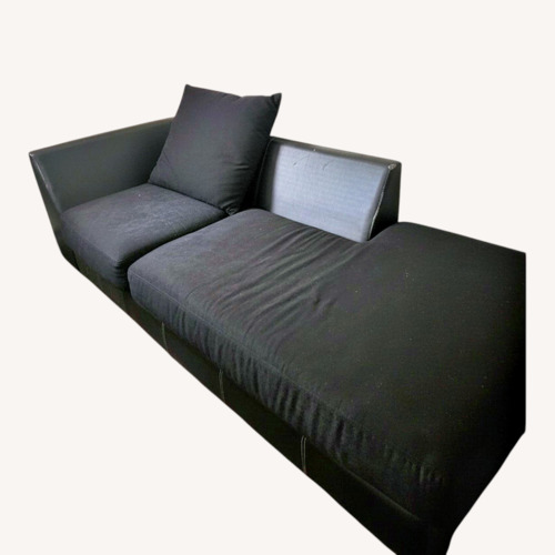 Used Sectional Chair with Ottoman for sale on AptDeco