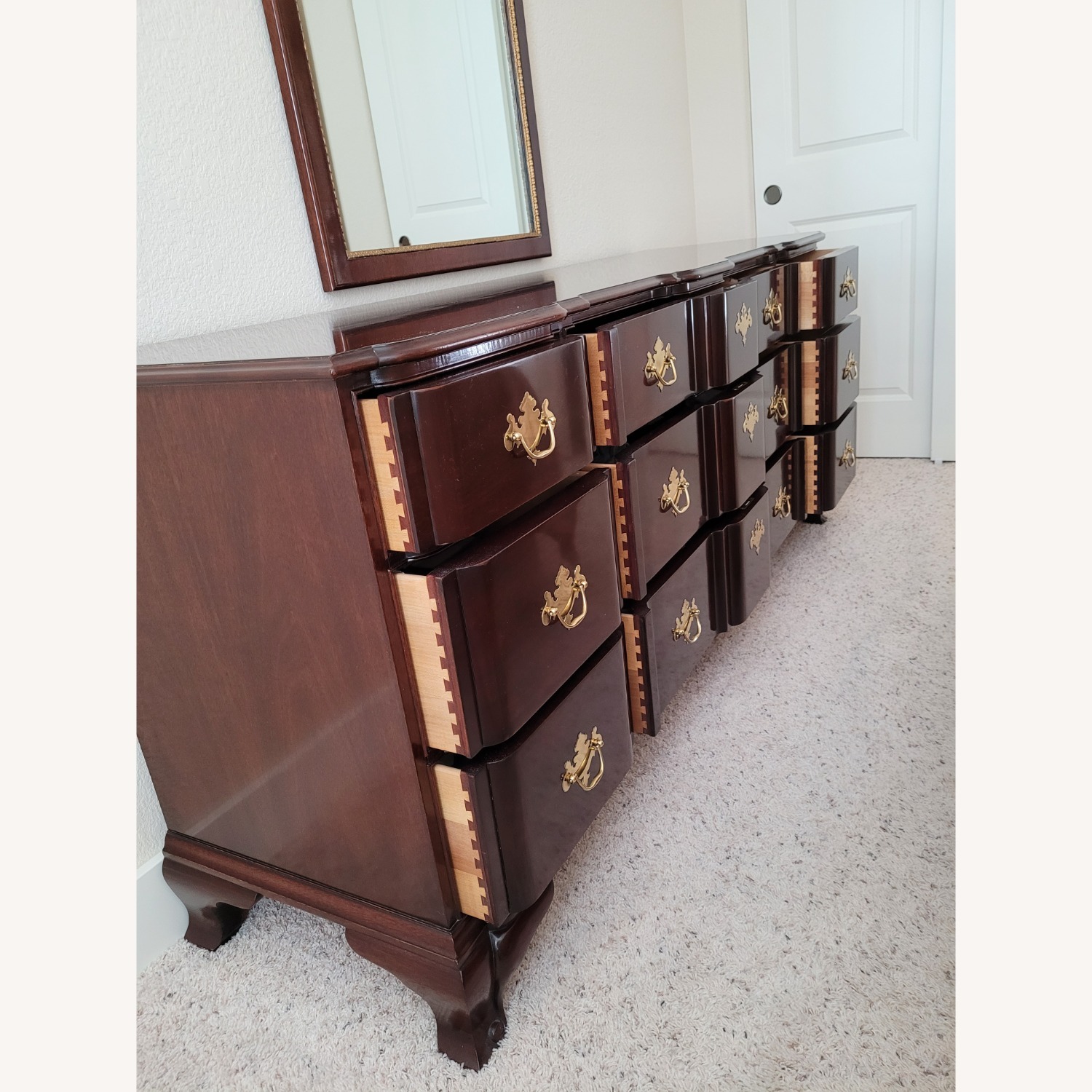 Kindel Furniture Mahogany Wood Dresser - image-4