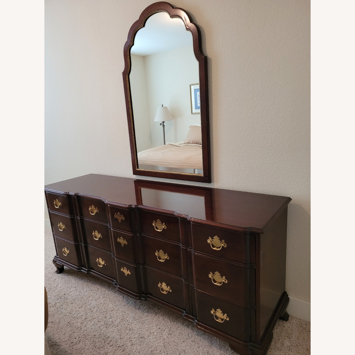 Kindel Furniture Mahogany Wood Dresser - image-1