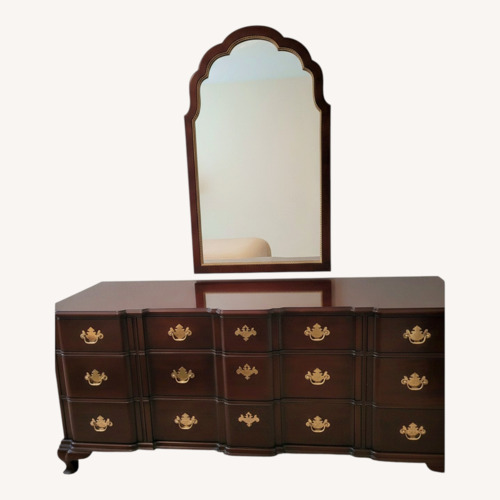Used Kindel Furniture Mahogany Wood Dresser for sale on AptDeco