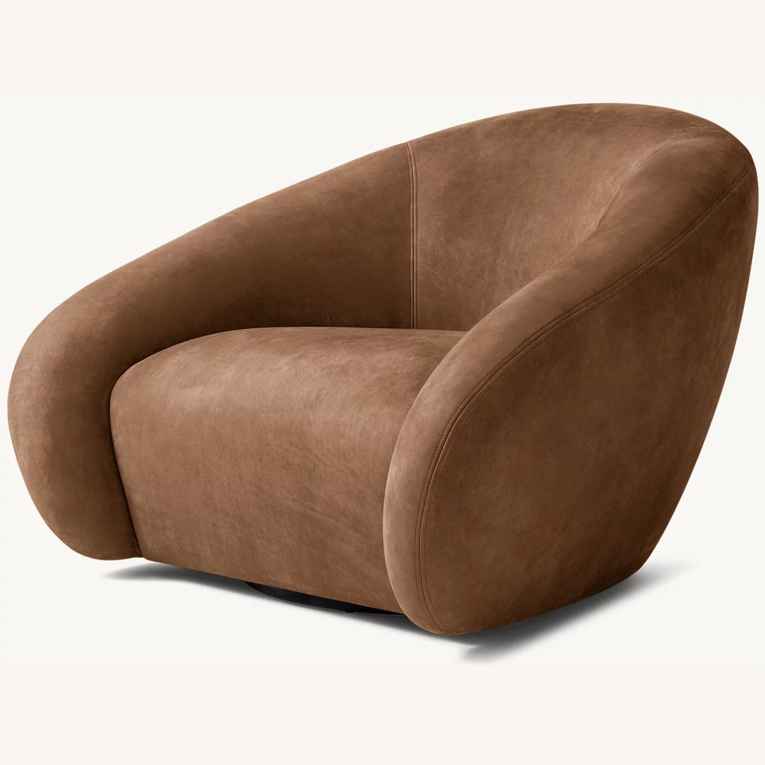 RH Reyna Leather Swivel Chairs (Set of 2) - image-23