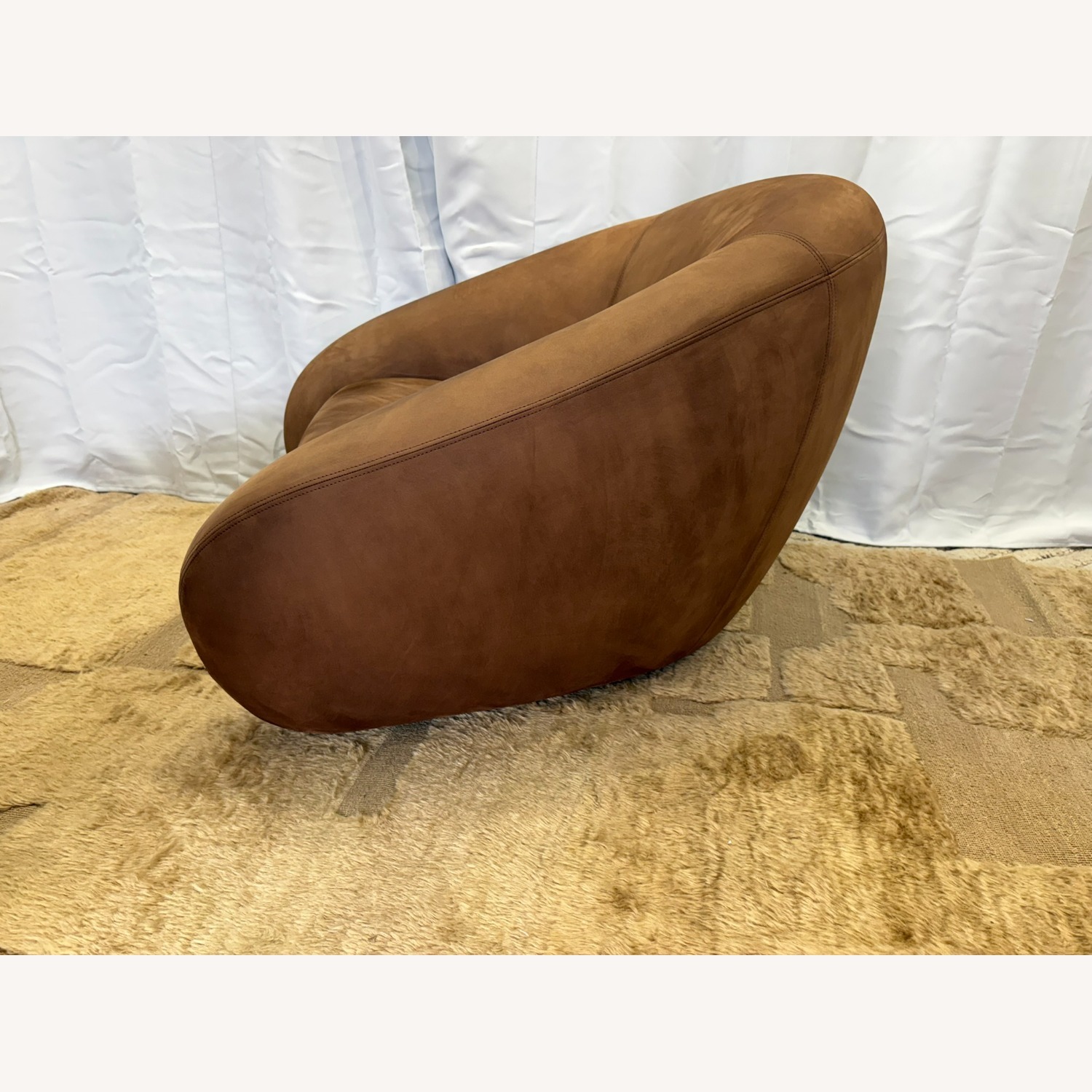 RH Reyna Leather Swivel Chairs (Set of 2) - image-6