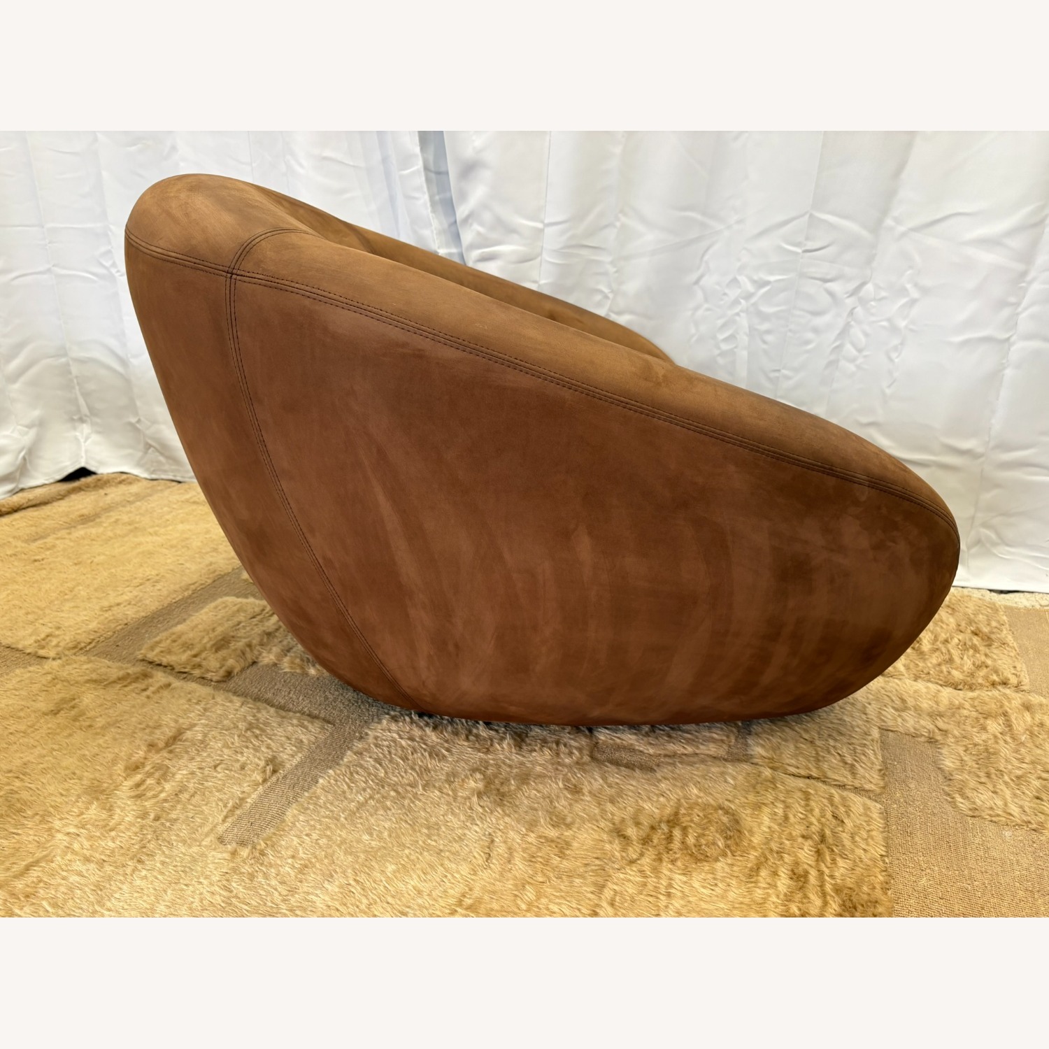 RH Reyna Leather Swivel Chairs (Set of 2) - image-5