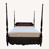 Kindel Furniture Grand Rapids Mahogany CA King Four Poster Bed