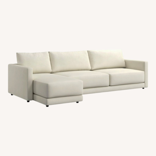 Used Crate & Barrel Gather 2-Piece Chaise Sectional for sale on AptDeco