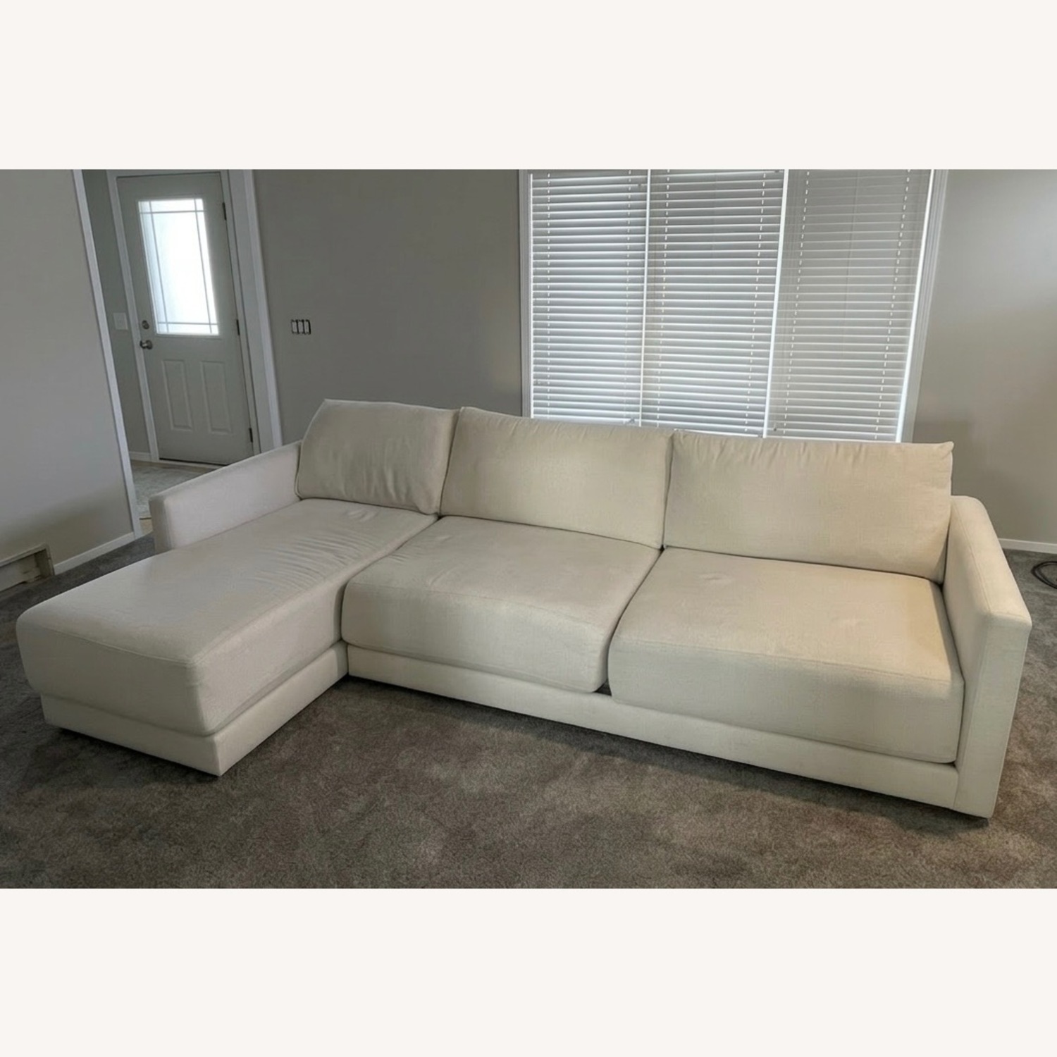 Crate & Barrel Gather 2-Piece Chaise Sectional - image-1