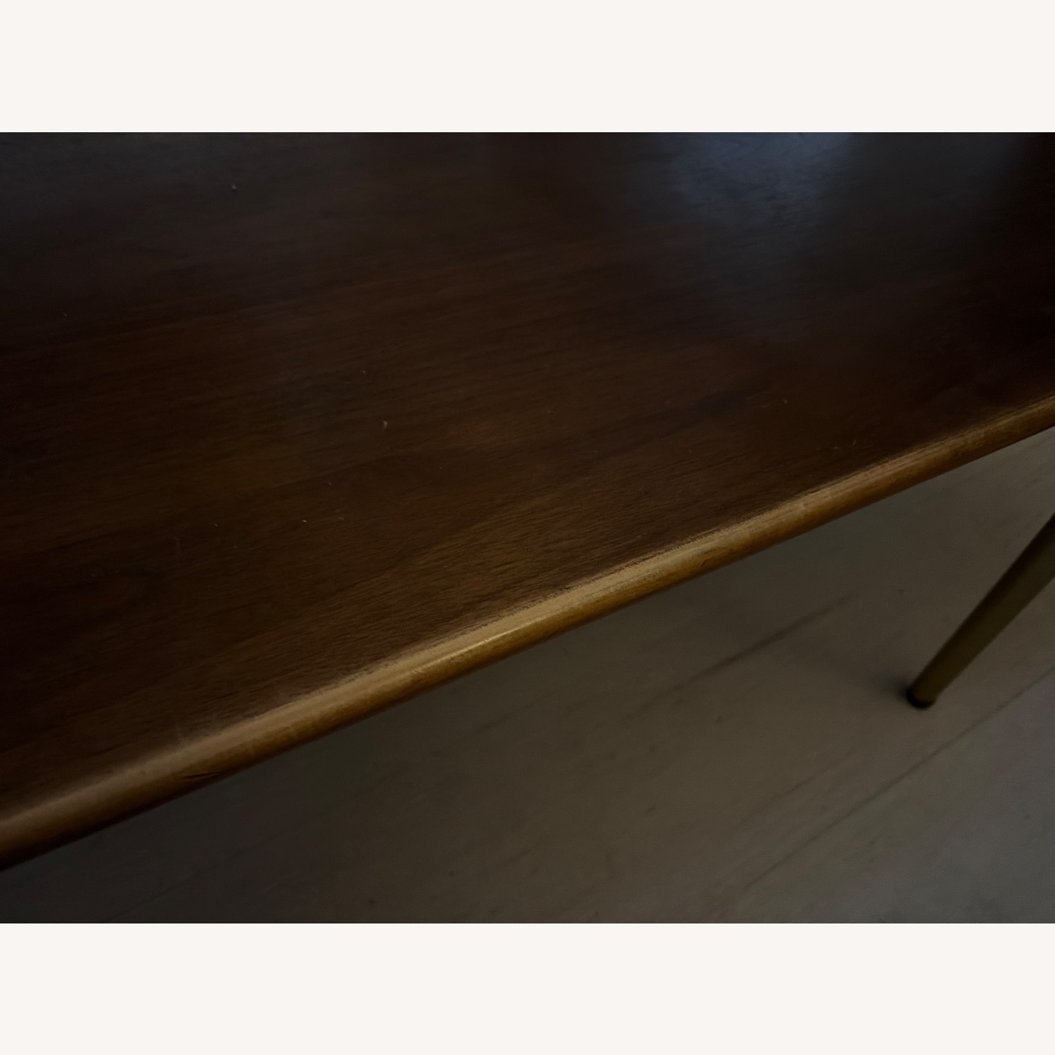 West Elm Dark Brown Glass Coffee Table - image-7