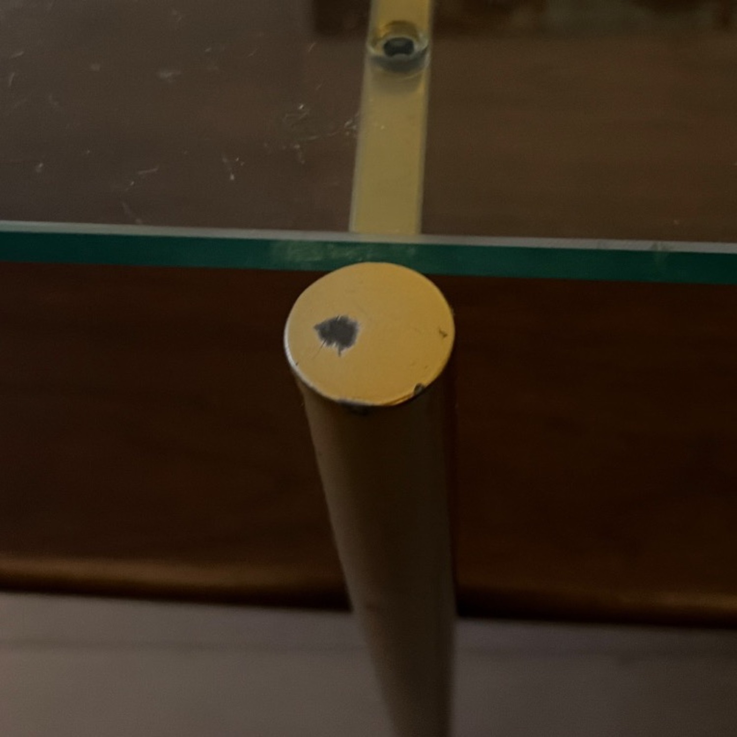 West Elm Dark Brown Glass Coffee Table - image-6