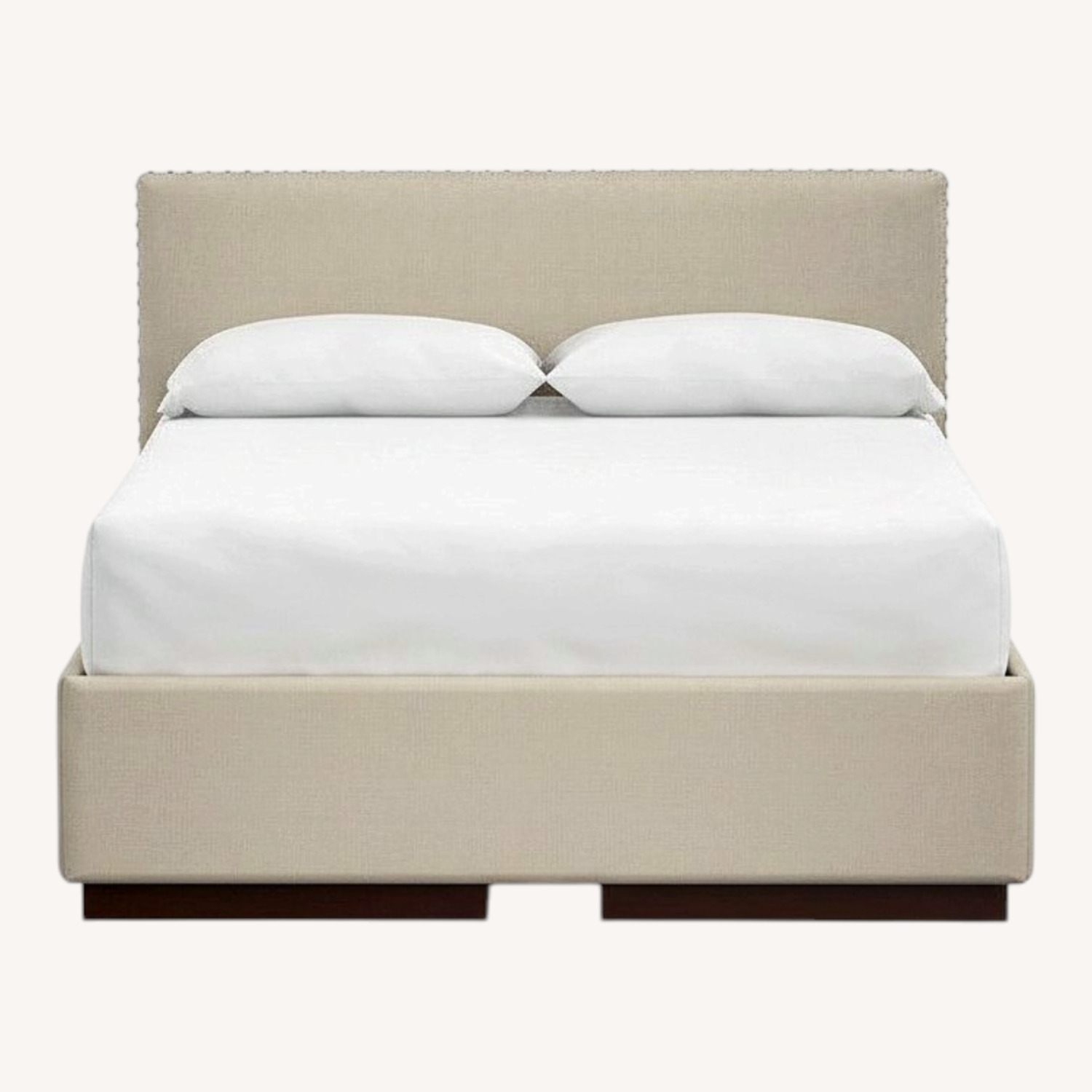 Pottery Barn Grey Queen Storage Bed - image-0