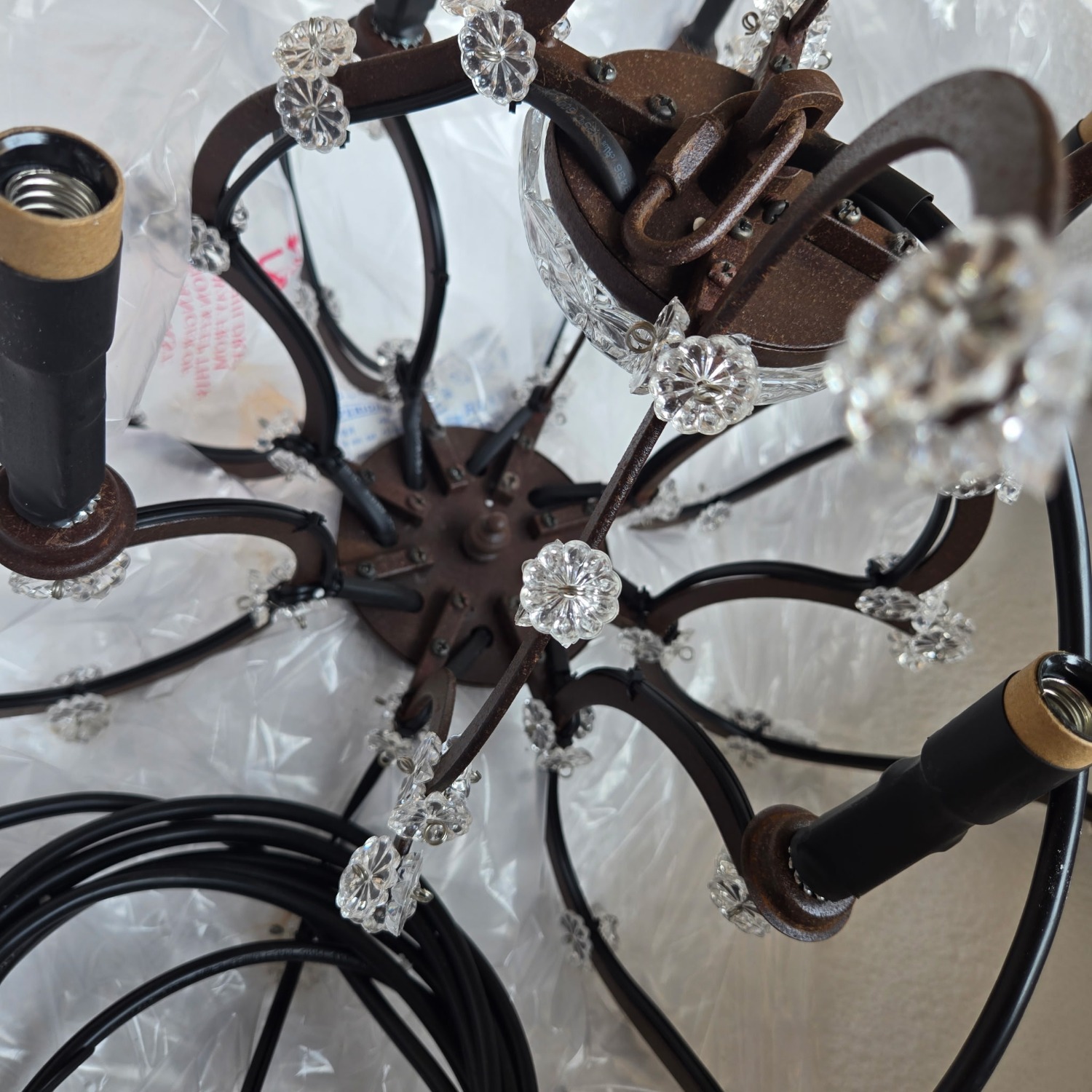 Restoration Hardware Rococo Ceiling Lamp - image-8