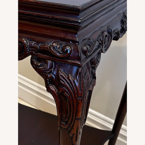 Used Vintage/Antique Dark Brown Wood Side Tables for sale on AptDeco