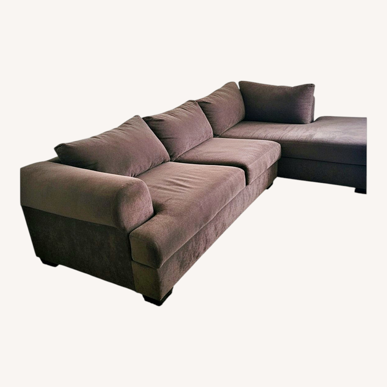Dark Brown 3+ Seater Sofa - image-0