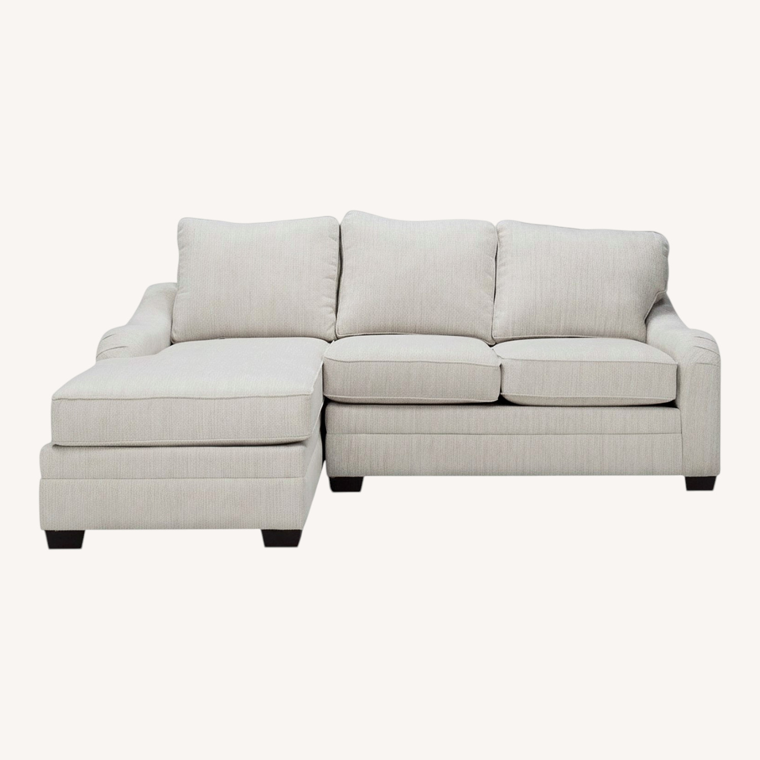Caid 2-pc. Chenille Sectional Sofa - image-0