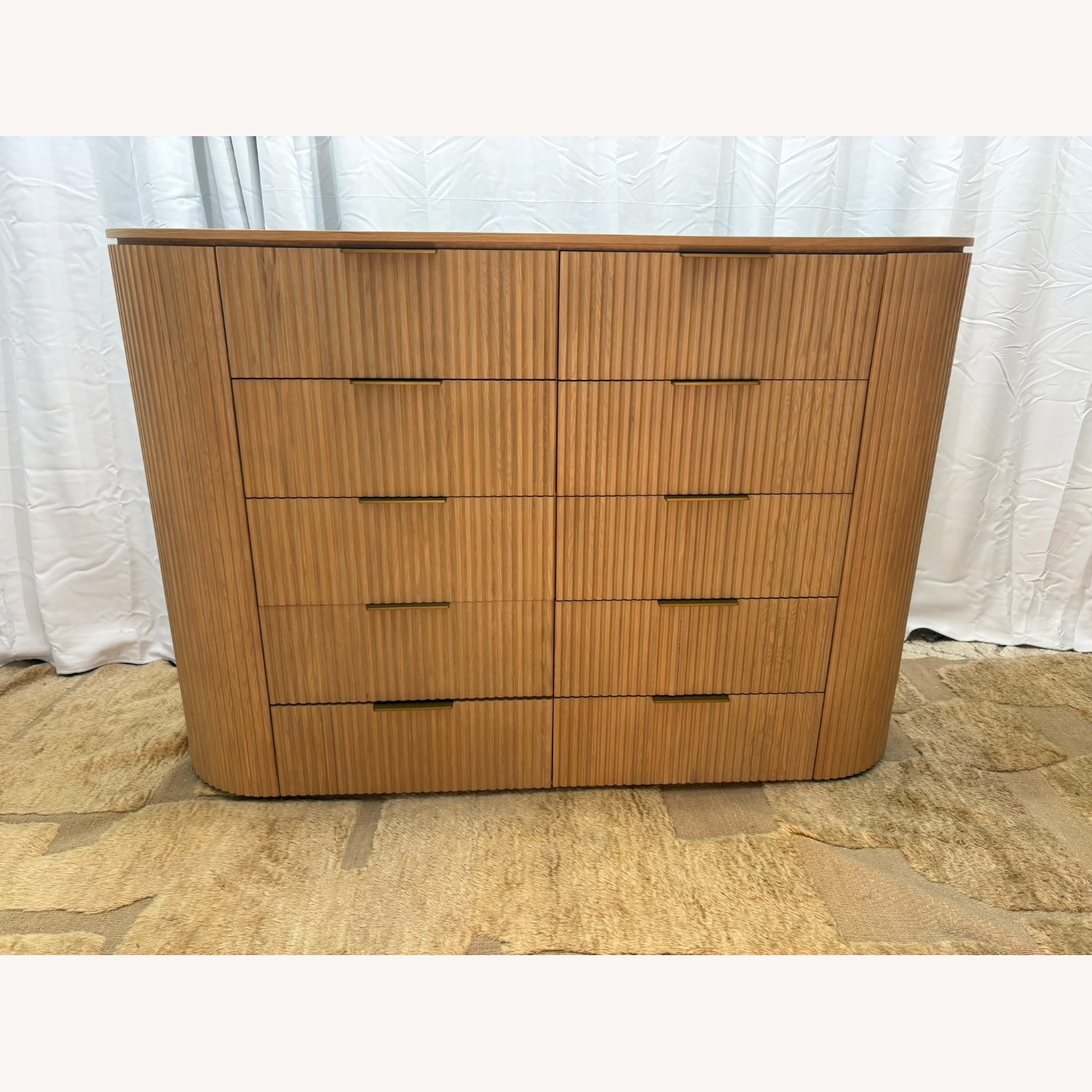 Restoration Hardware Byron 10-Drawer Dresser Light Oak - image-14