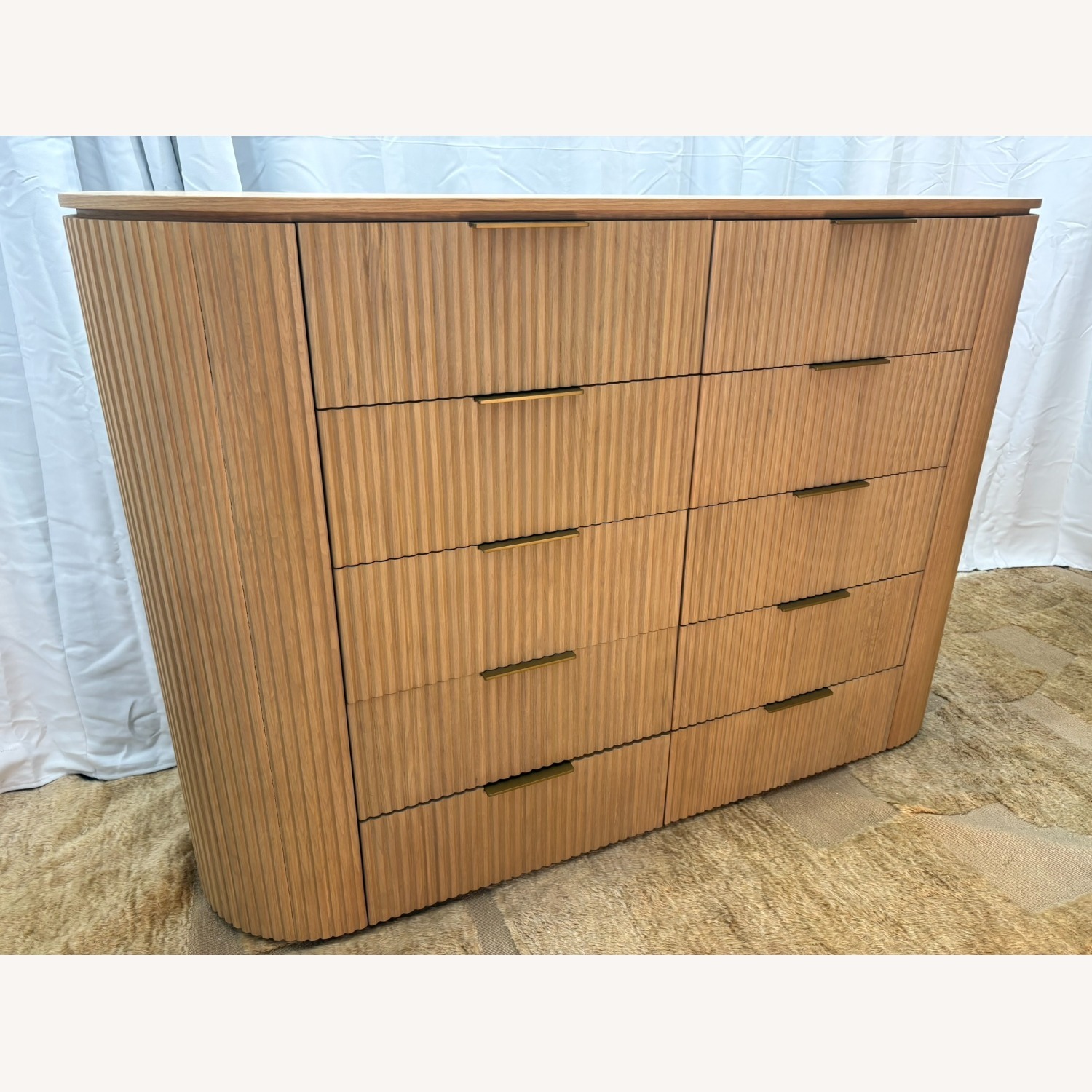 Restoration Hardware Byron 10-Drawer Dresser Light Oak - image-16