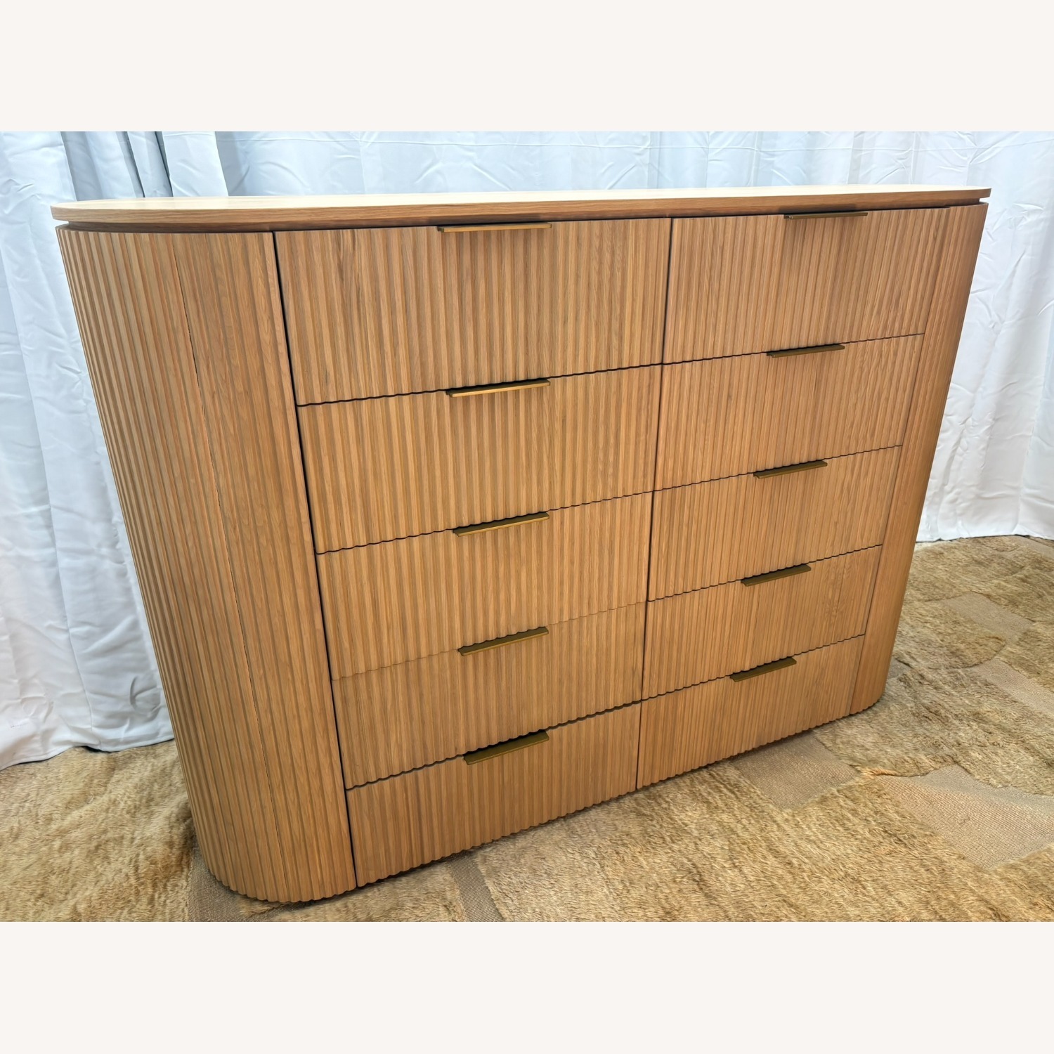 Restoration Hardware Byron 10-Drawer Dresser Light Oak - image-11