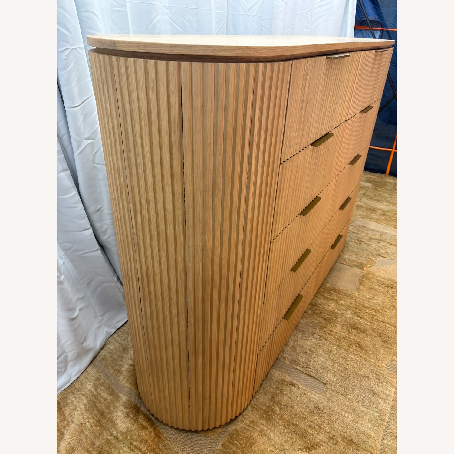 Restoration Hardware Byron 10-Drawer Dresser Light Oak - image-2