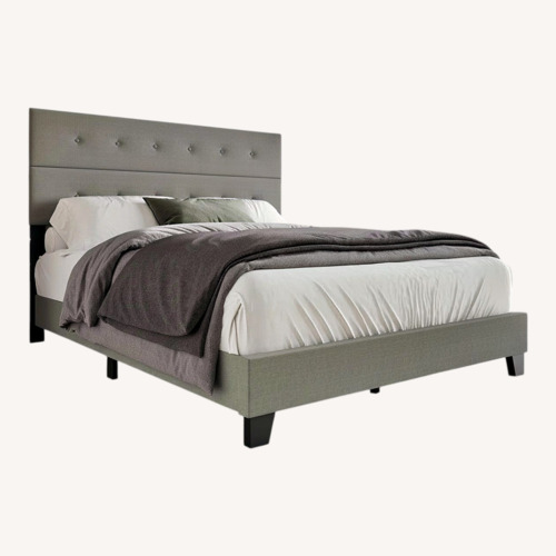 Used Wayfair Light Gray Fabric Headboard for sale on AptDeco