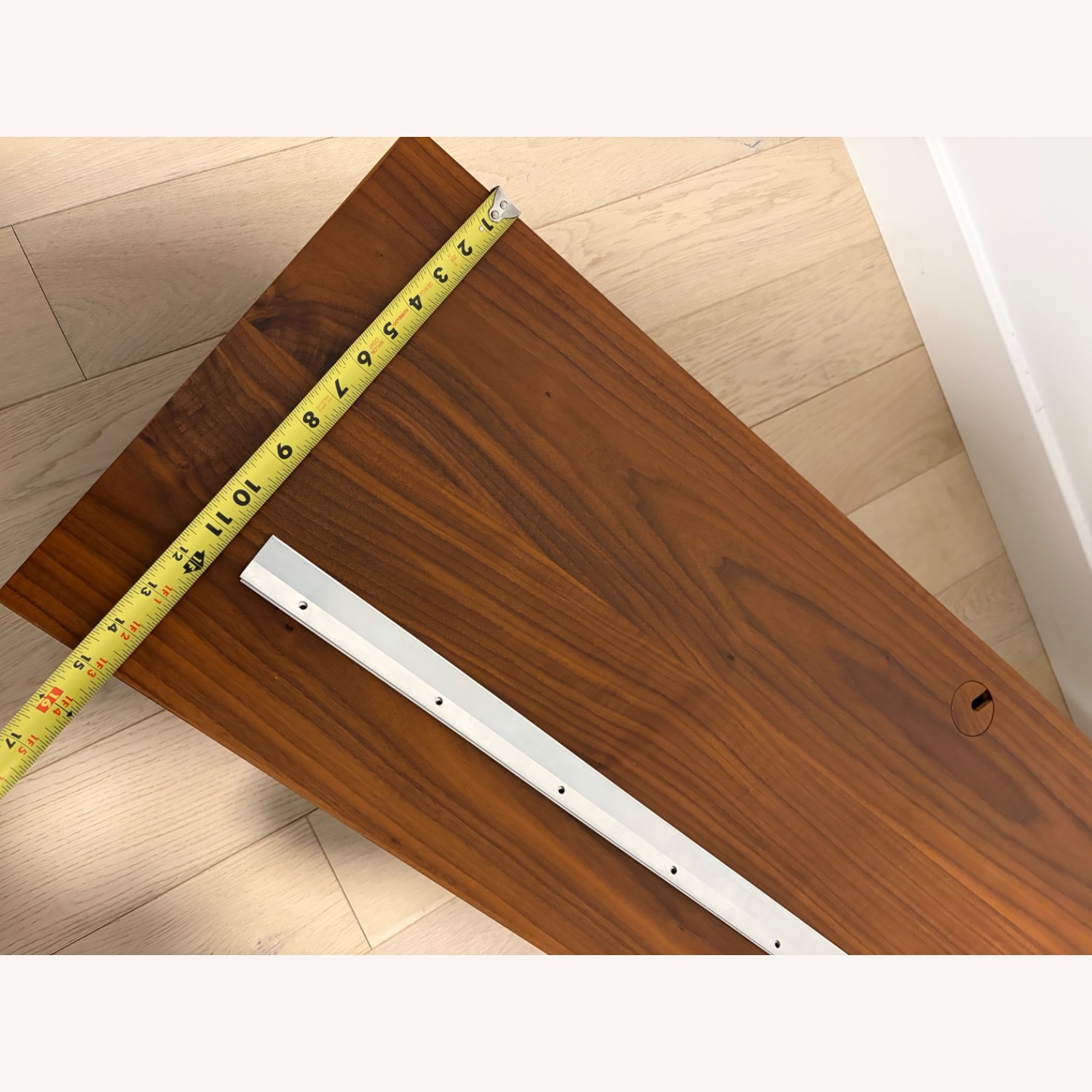 Crate & Barrel Aspect Dark Brown Wood Wall Unit - image-6