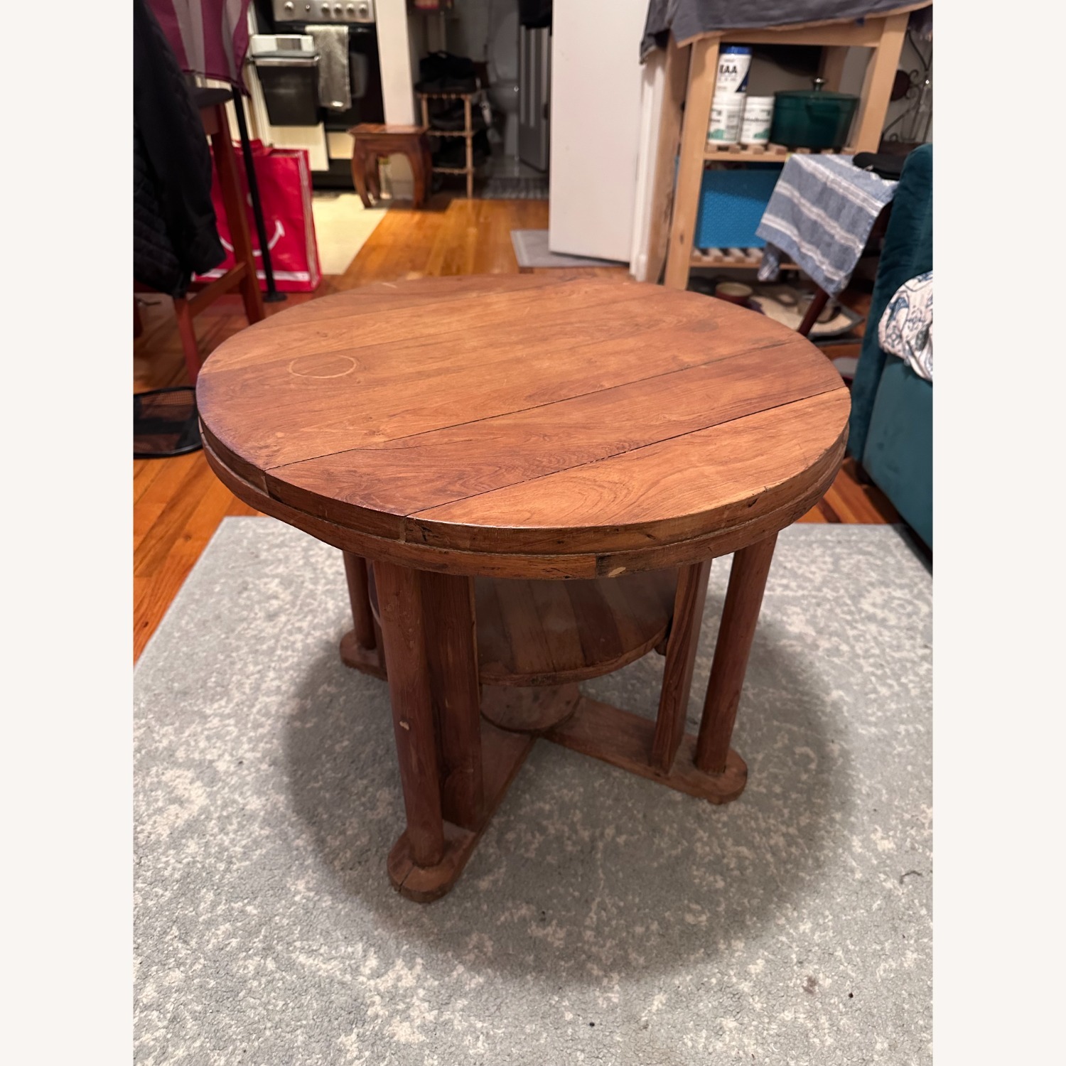 Vintage/Antique Light Brown Coffee Table - image-1