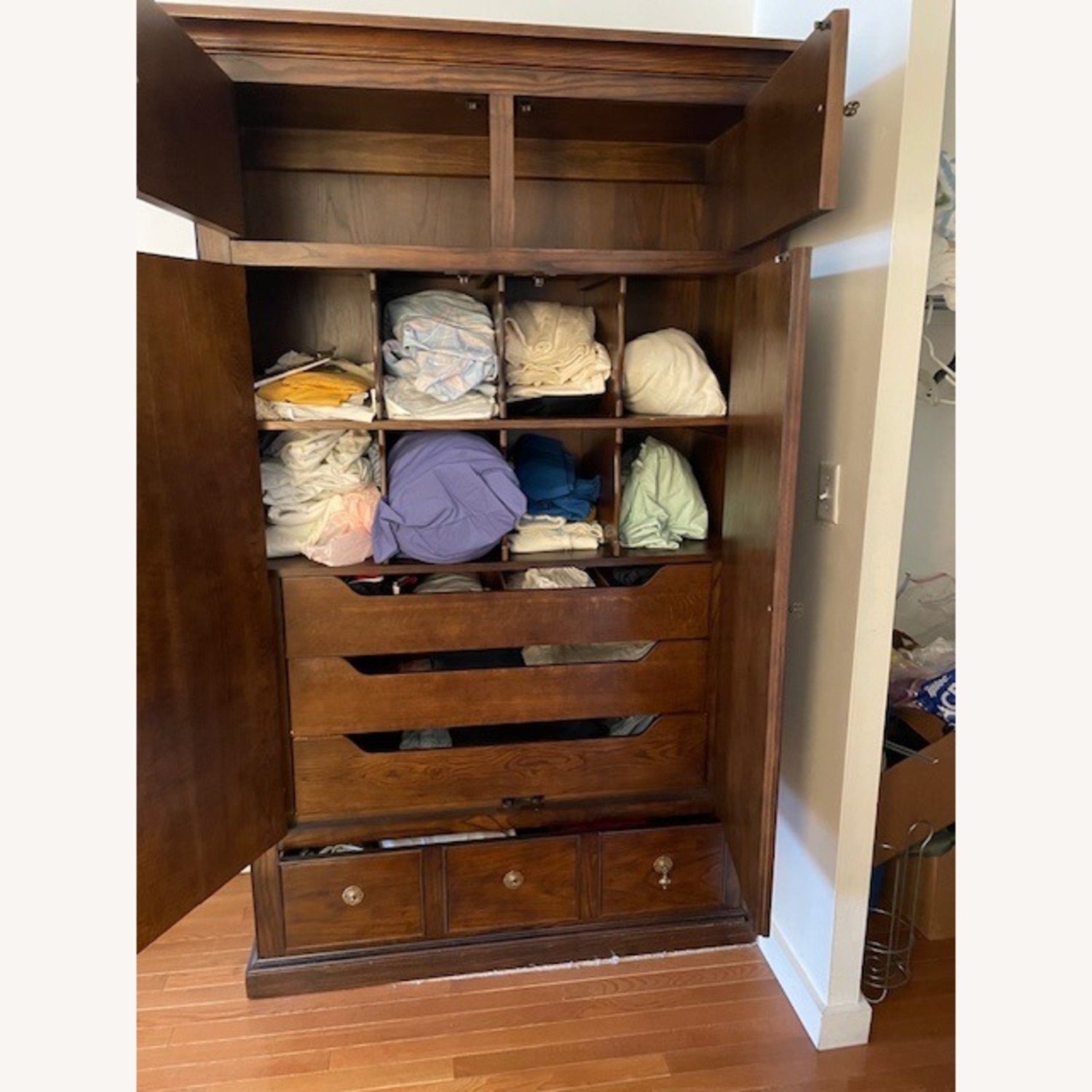 Henredon Solid Wood Armoire - image-2