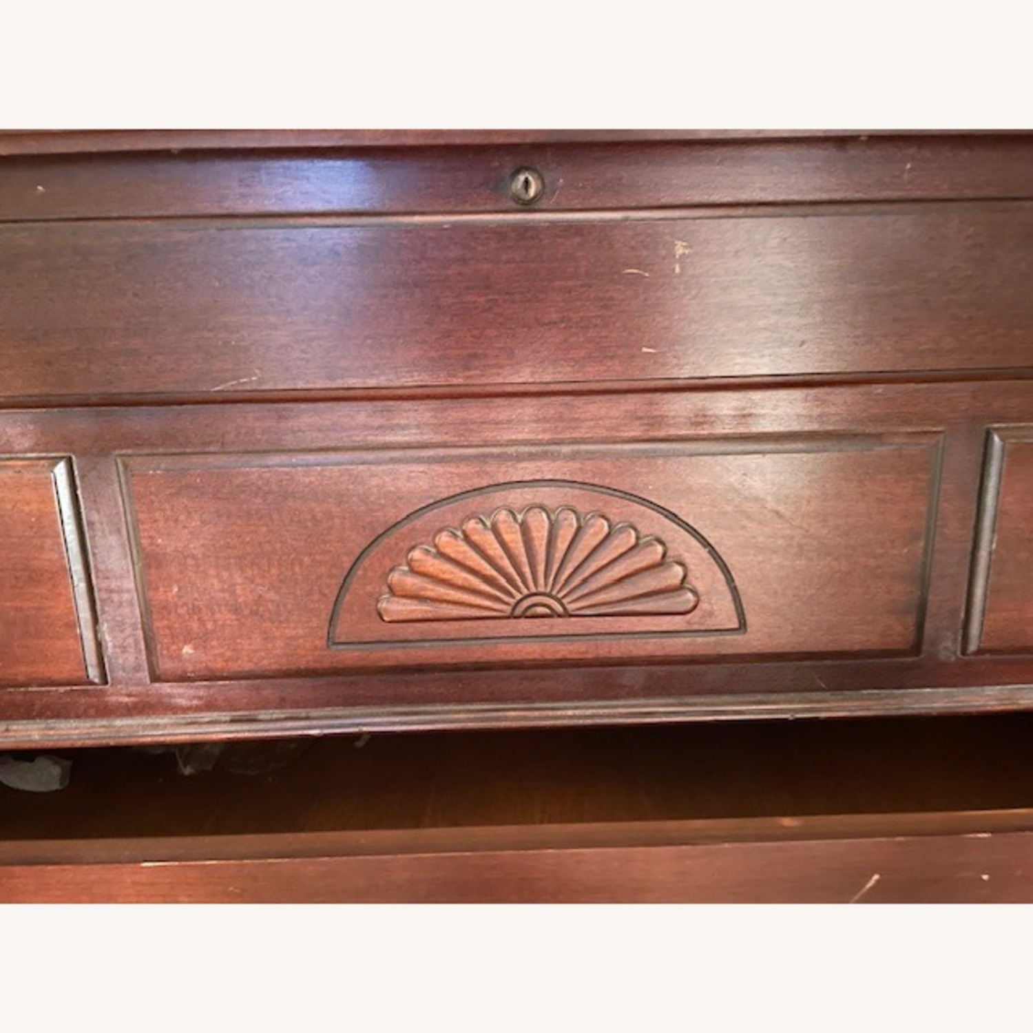 Lane Furniture Dark Brown Wood Chest - image-3