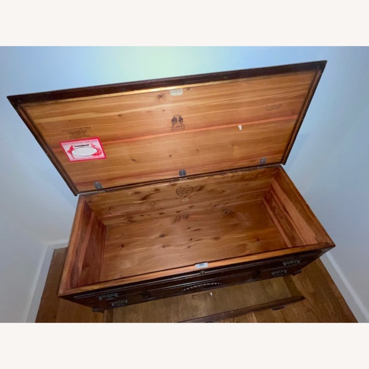 Lane Furniture Dark Brown Wood Chest - image-5