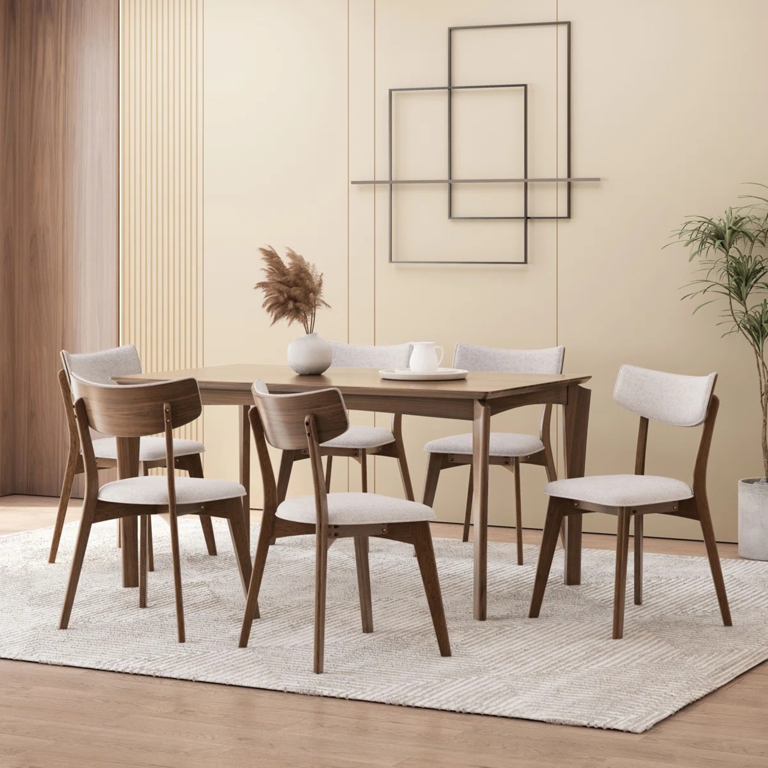 Wayfair Sleek Mid Century Inspired Dining Set - image-4