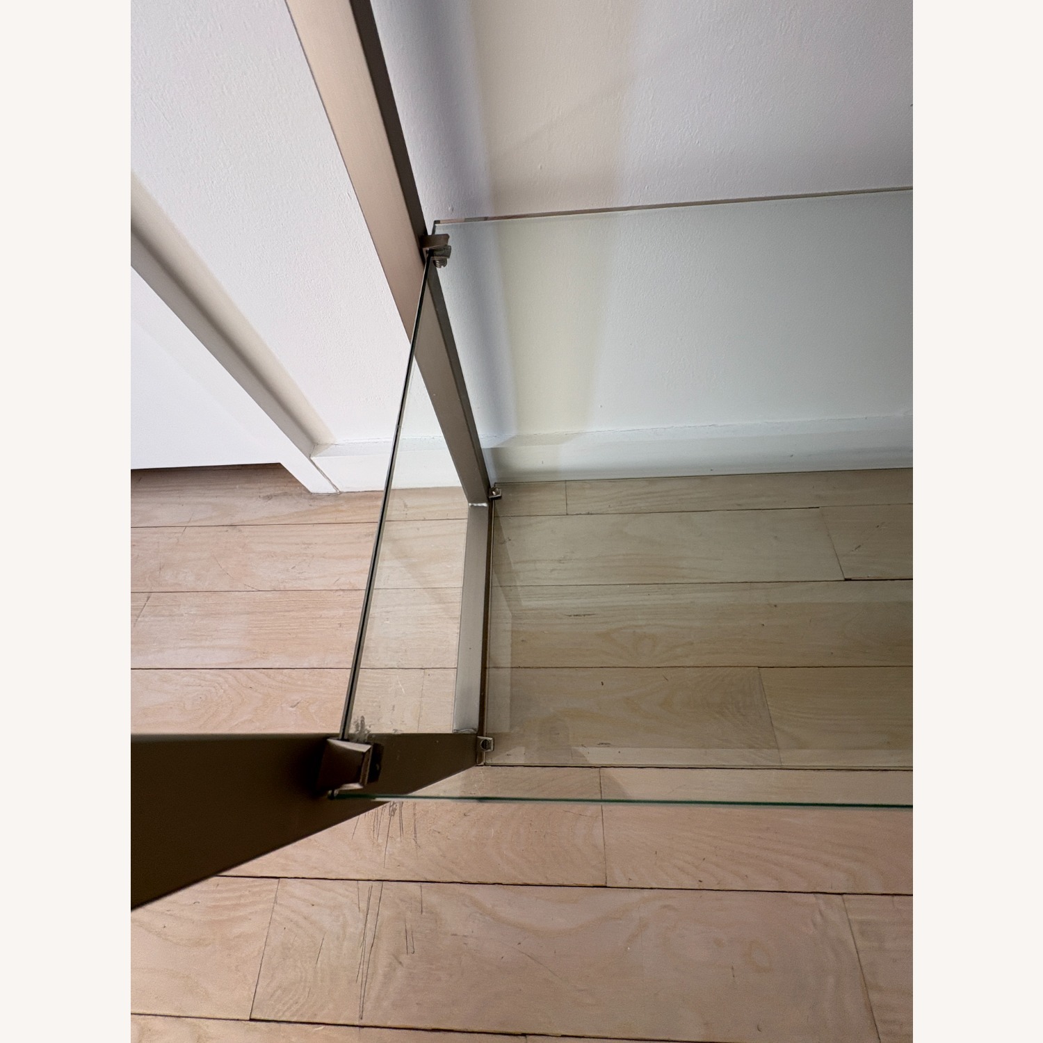 BoConcept Occa Glass Shelf Credenza with Wood Top - image-6