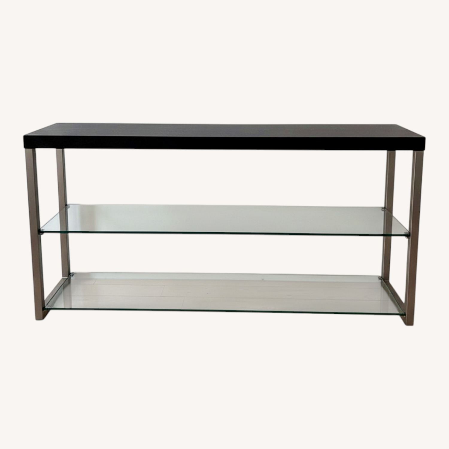 BoConcept Occa Glass Shelf Credenza with Wood Top - image-0