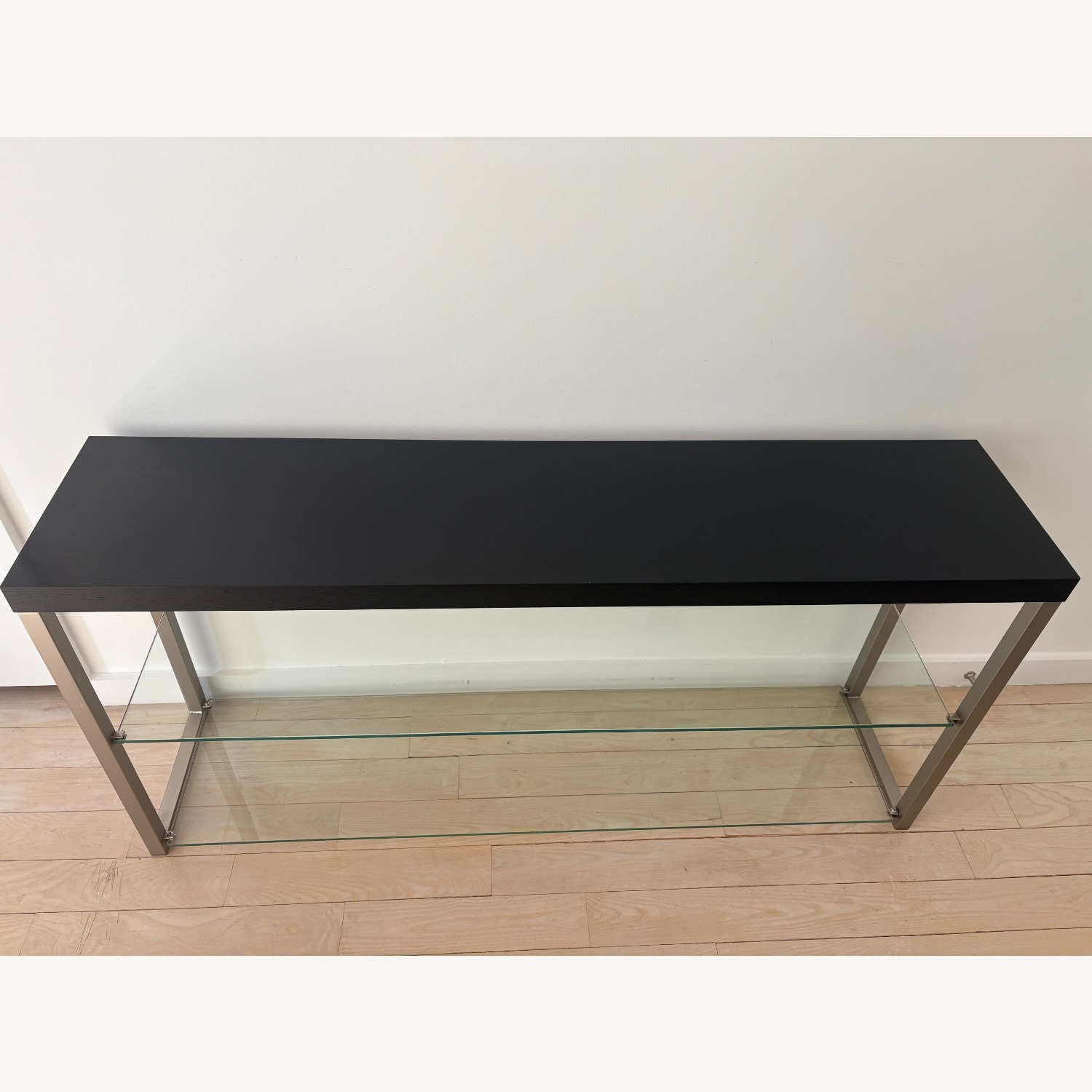 BoConcept Occa Glass Shelf Credenza with Wood Top - image-4