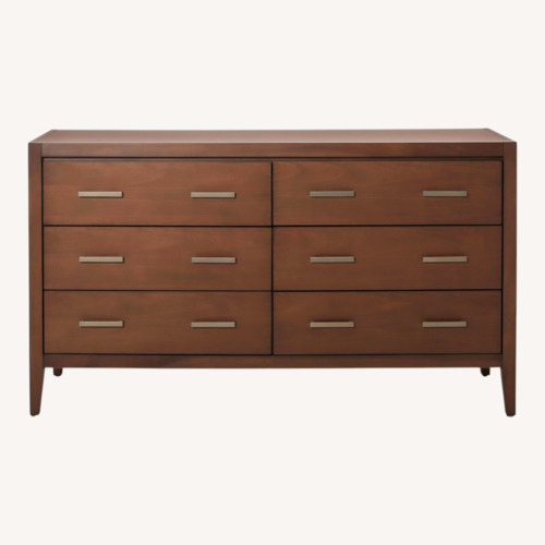Used Raymour & Flanigan Fremont Brown Dresser  for sale on AptDeco