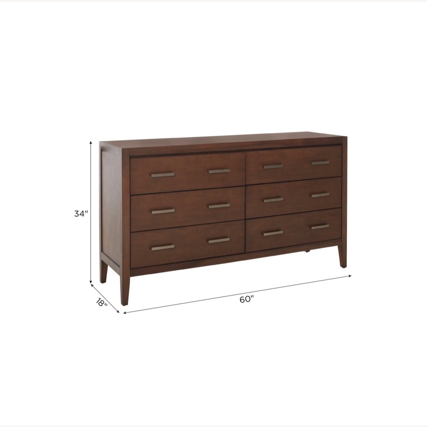 Raymour & Flanigan Fremont Brown Dresser - image-4