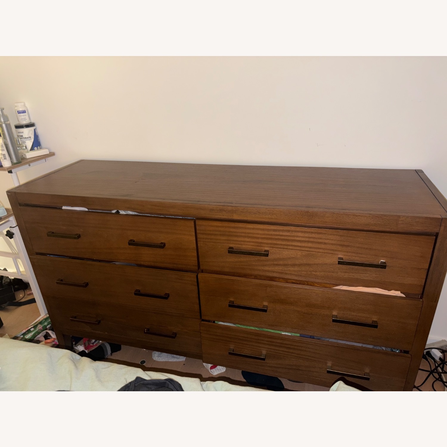 Raymour & Flanigan Fremont Brown Dresser - image-1